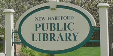 New Hartford Public Library Sign